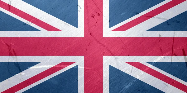 Vlag onder Britse vlag — Stockfoto