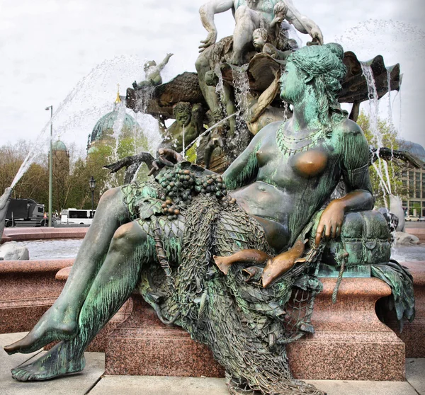 Neptunbrunnen — 图库照片