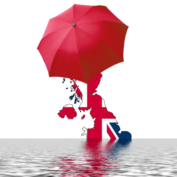 UK flood — Stock Photo, Image