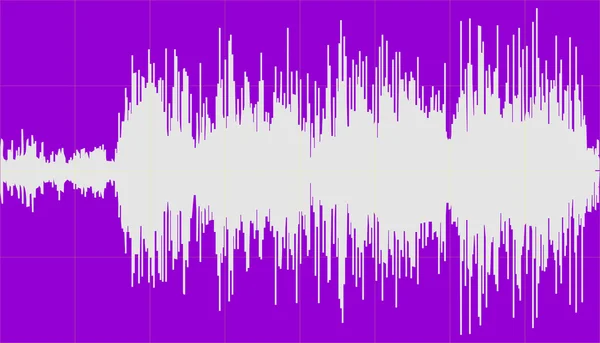 Illustration of music sound waves — Stock fotografie