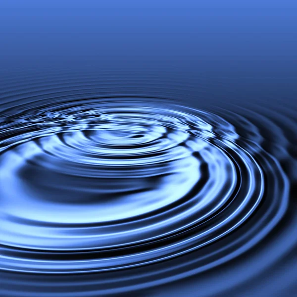Vatten cirklar — Stockfoto