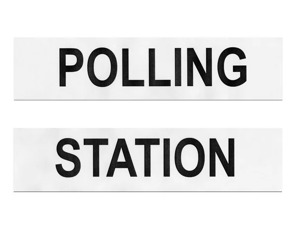 Polling station — Stock Photo, Image