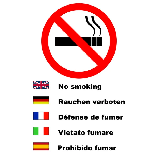 No smoking sign — Stock Photo, Image