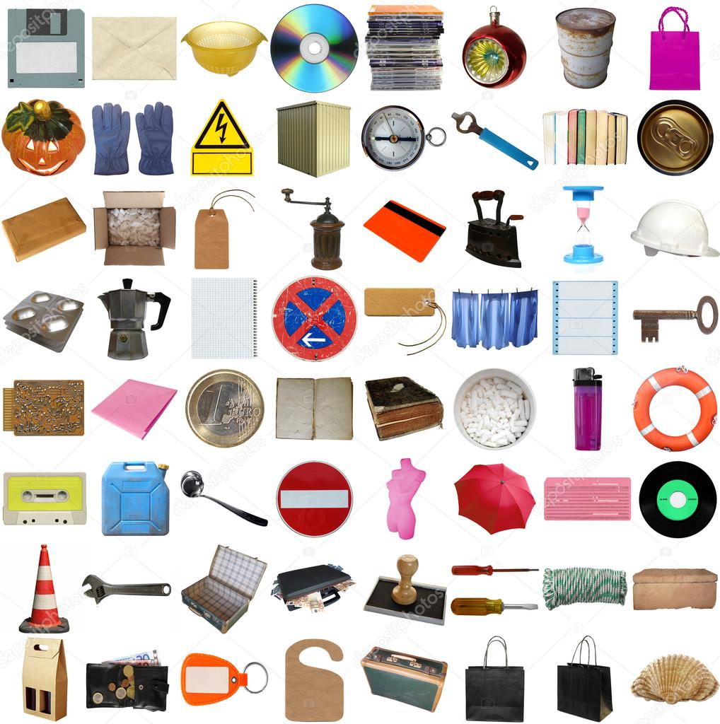 Many objects isolated