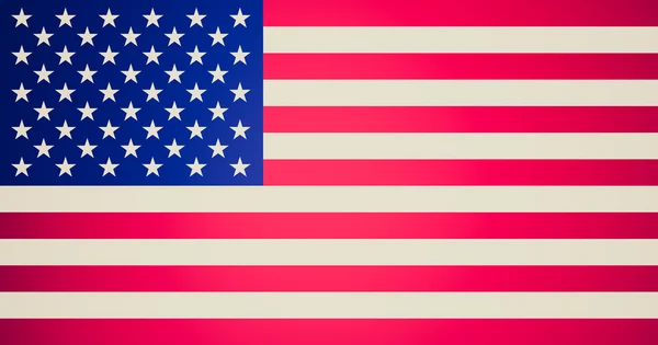 Αναδρομικό βλέμμα σημαία των ΗΠΑ — Φωτογραφία Αρχείου