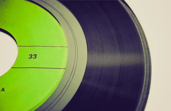 Retro megjelenés Vinyl rekord — Stock Fotó