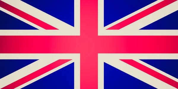 Look retrò Bandiera britannica — Foto Stock
