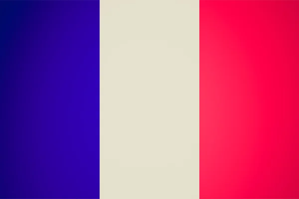 Retro look Bandera de Francia —  Fotos de Stock