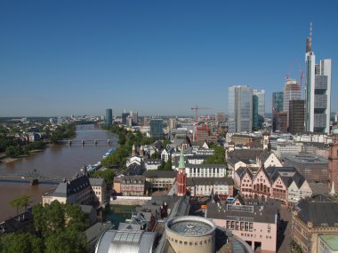 Frankfurt 'un hava görüntüsü