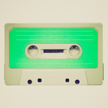 Retro görünüm bant kaseti