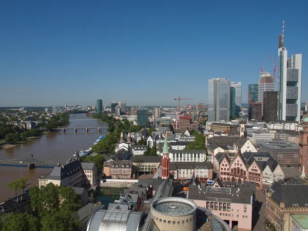 Vista aérea de Frankfurt — Fotografia de Stock