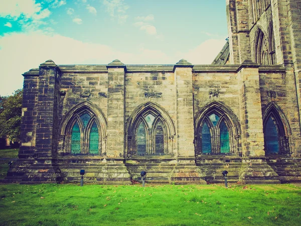 Retro looking Glasgow cathedral — Stock Photo, Image