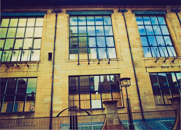 Retro Glasgow okul sanat arıyorsunuz — Stok fotoğraf