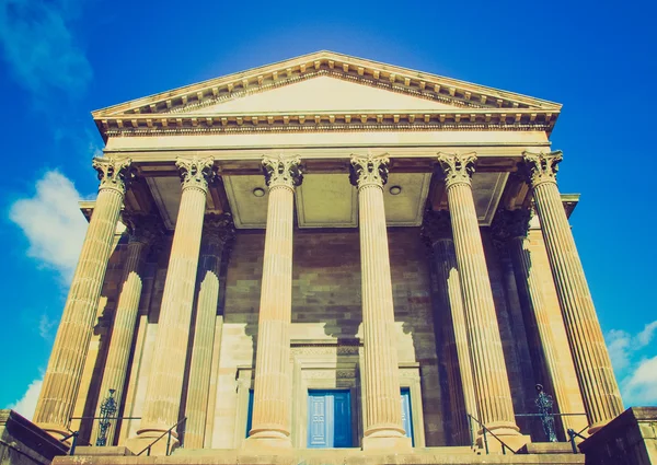 Retro looking Wellington church, Glasgow — Stock Photo, Image