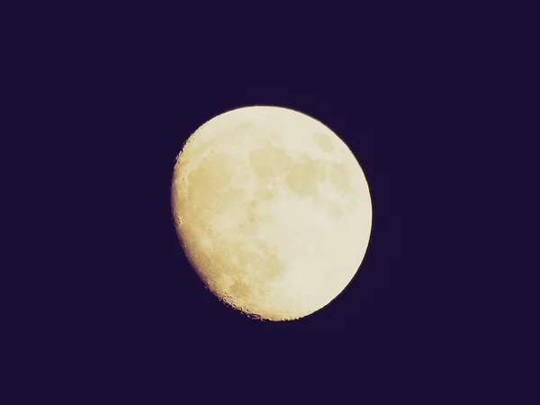 Ретро вигляд Повний місяць — стокове фото