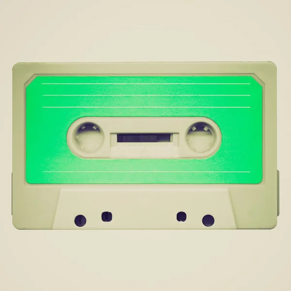 Retro look cassette — Stockfoto