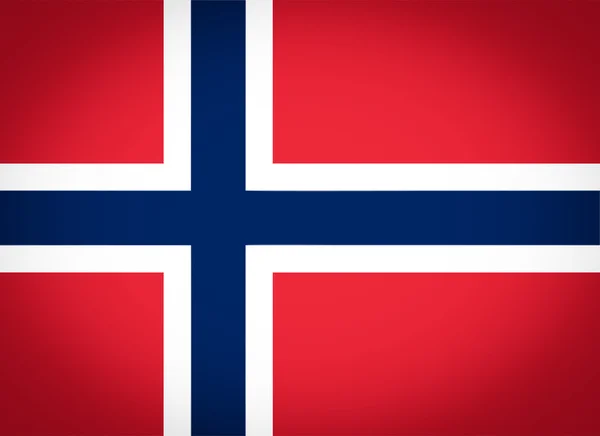 Виньетка с флагом Норвегии — стоковое фото