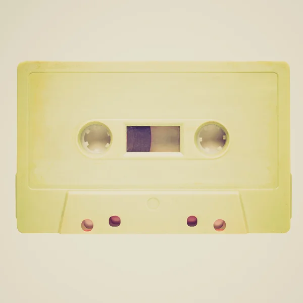 レトロルックテープカセット — ストック写真