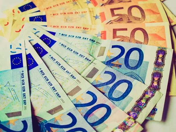 Retro vzhled Euro obrázek — Stock fotografie
