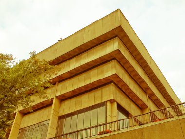 Retro görünümlü birmingham Kütüphane