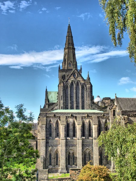 Glasgow cathedral - HDR — Stock Photo, Image