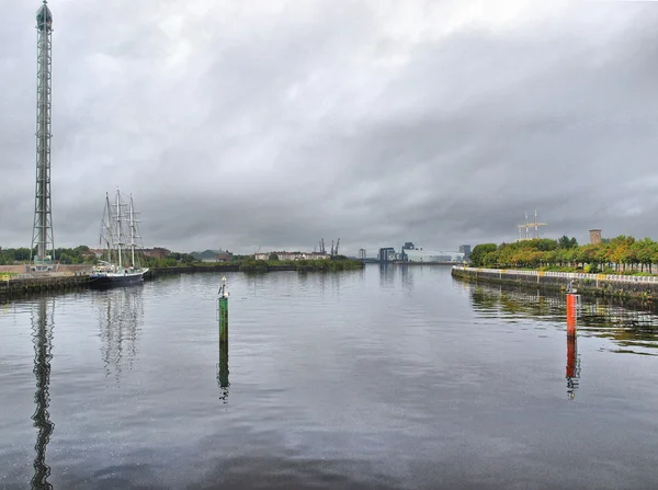 Fluß clyde - hdr — Stockfoto