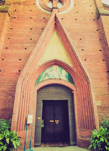 Mirada retro Iglesia de San Domenico, Turín —  Fotos de Stock