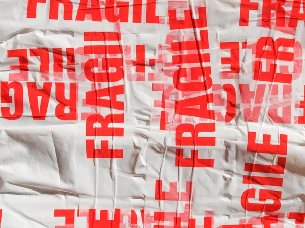 Fragile packet parcel — Stock Photo, Image