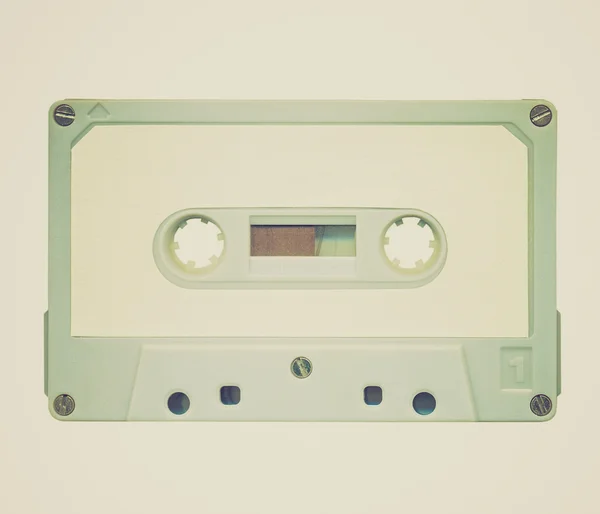 Retro look Tape cassette — Stock Photo, Image