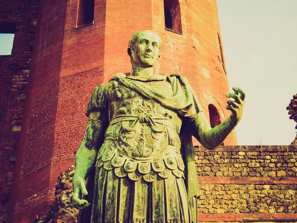 Retro look Romeins standbeeld — Stockfoto