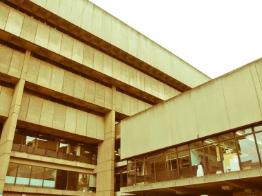 Retro görünümlü birmingham Kütüphane