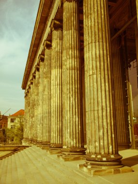 Retro görünümlü altesmuseum berlin