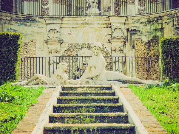 Retro görünüm villa della regina, Torino — Stok fotoğraf