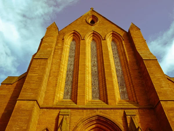 Lihat Retro Barony Parish Glasgow — Stok Foto