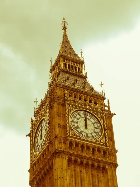 Big Ben dall'aspetto retrò — Foto Stock