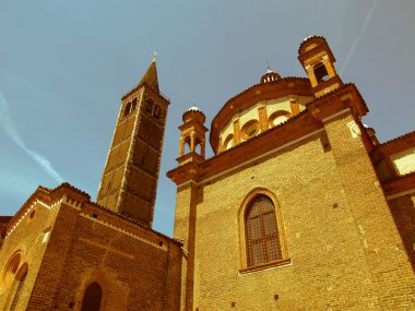 Sant eustorgio Kilisesi, milan görünümlü retro