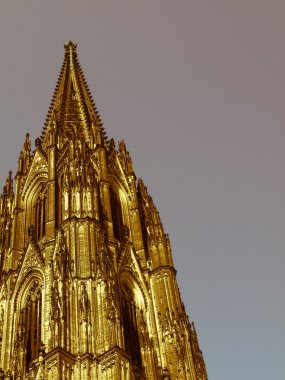 retro görünümlü Köln dom