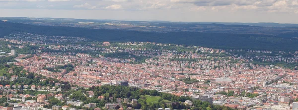 Pohled na město ve Stuttgartu v Německu — Stock fotografie