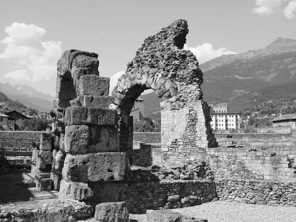 Ρωμαϊκό Θέατρο Αόστα — Φωτογραφία Αρχείου