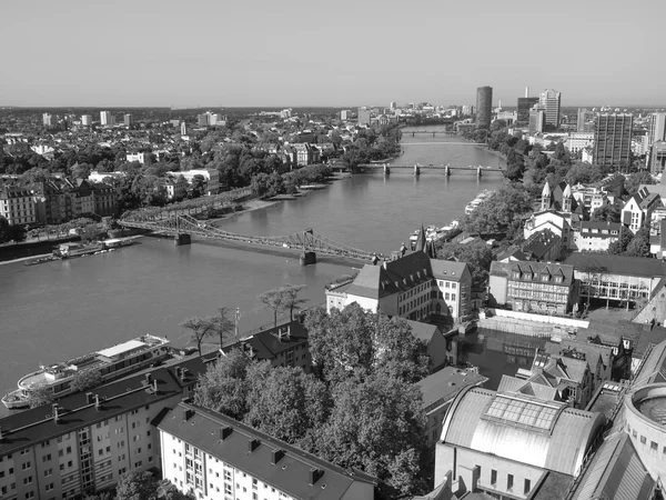 Luchtfoto van Frankfurt — Stockfoto