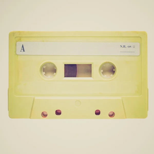 Retro look Tape cassette — Stock Photo, Image