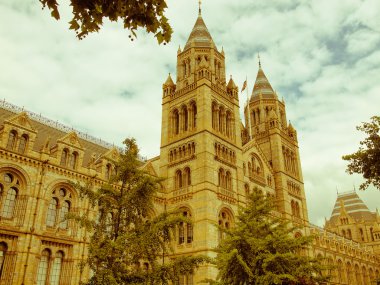 Doğal Tarih Müzesi, Londra, İngiltere'de seyir retro