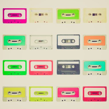 Retro görünüm bant kaseti
