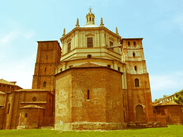 Retro aussehende Kirche von San Lorenzo, Mailand — Stockfoto