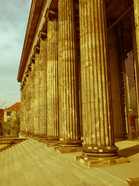 Retro zoek altesmuseum Berlijn — Stockfoto