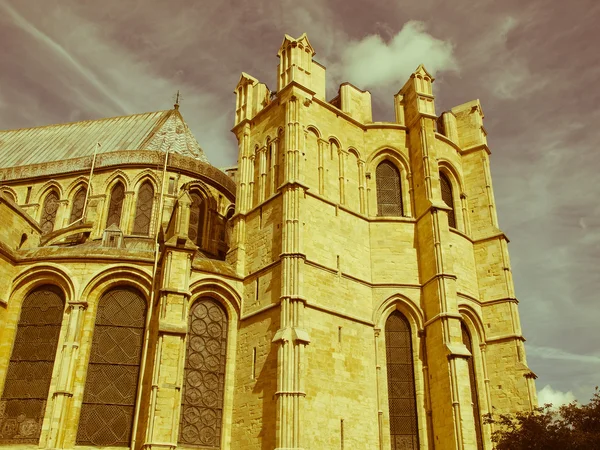 Retro görünümlü canterbury cathedral — Stok fotoğraf
