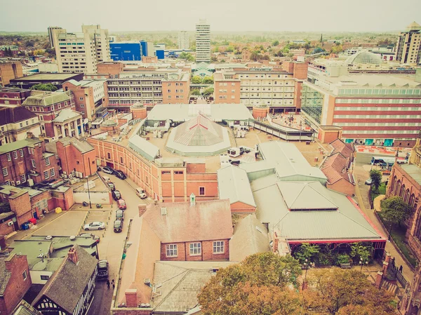 Retro look Stad Coventry — Stockfoto