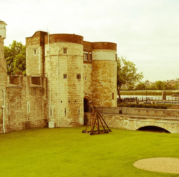 Retro aussehender Turm von London — Stockfoto