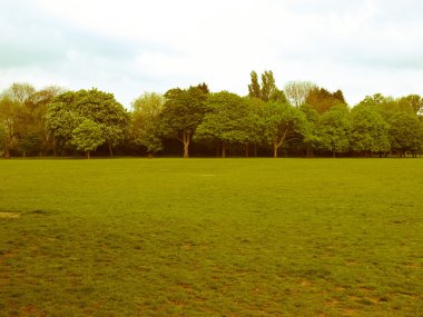 Retro görünümlü Şehir Parkı