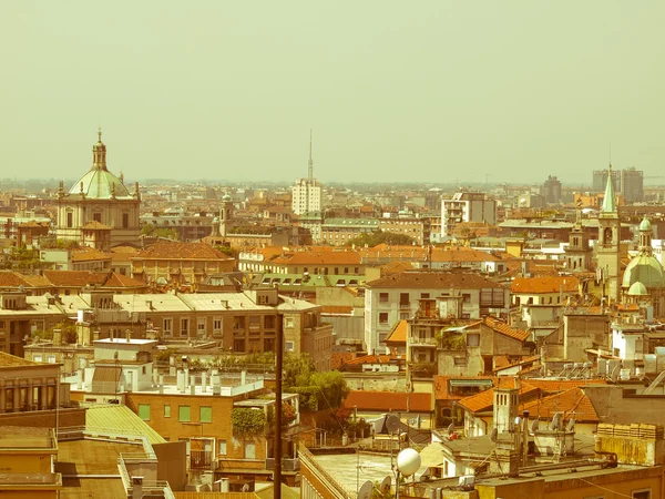 Retro looking Milan, Italy — Stock Photo, Image